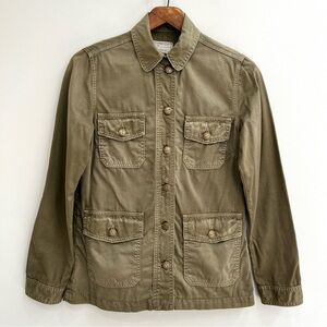 Current/Elliott Commander Military Jacket Army Green Utility Size 0 Small